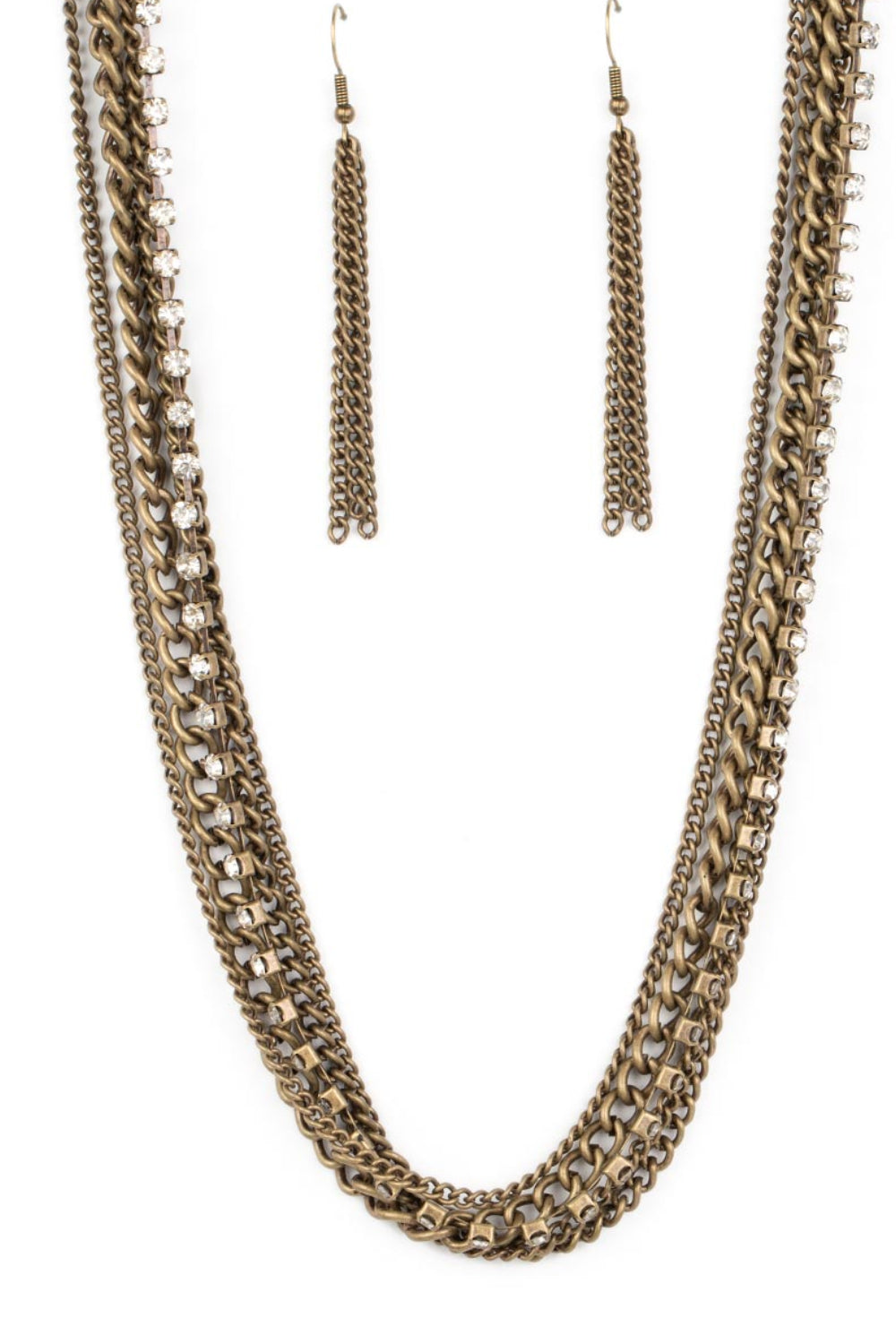 Paparazzi Necklaces - Free to CHAINge My Mind - Brass