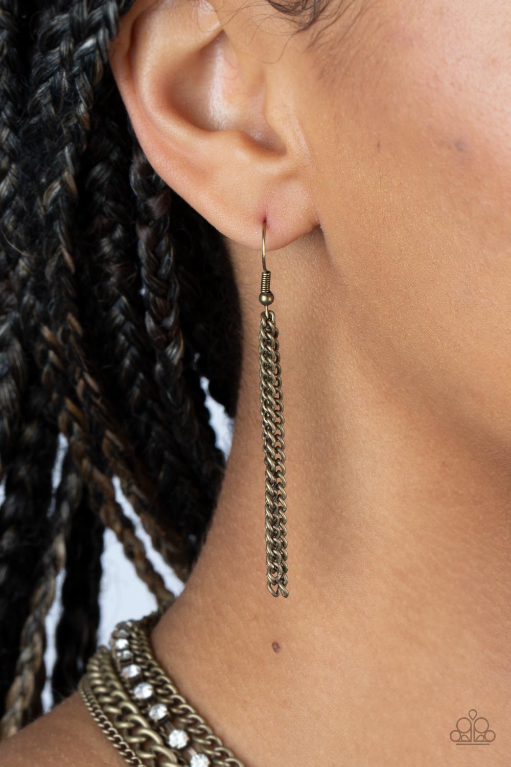 Paparazzi Necklaces - Free to CHAINge My Mind - Brass