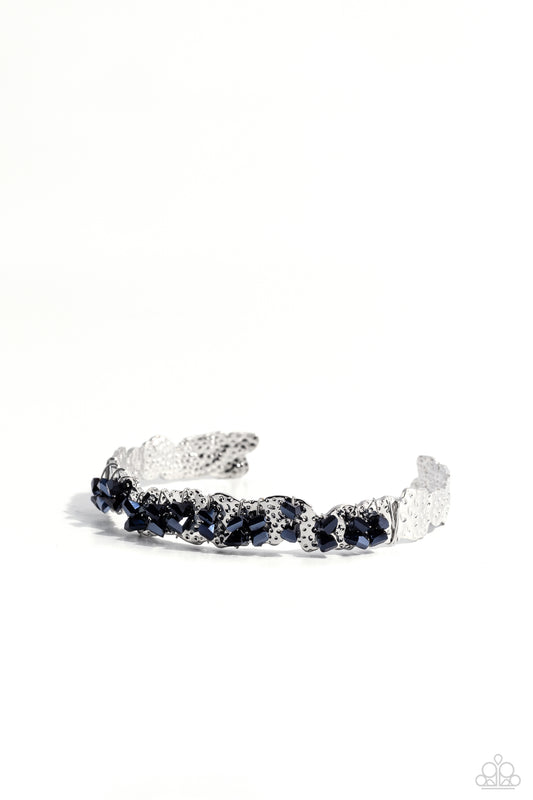 Paparazzi Bracelets - Enticingly Icy - Blue