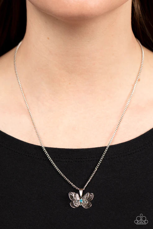 Paparazzi Necklaces - High-Flying Fashion - Blue