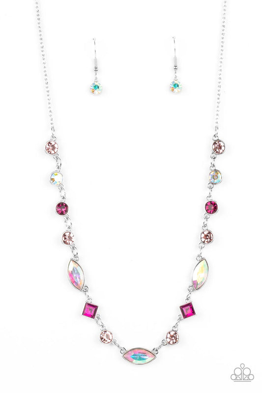 Paparazzi Necklaces - Irresistible Heir-idescence - Pink