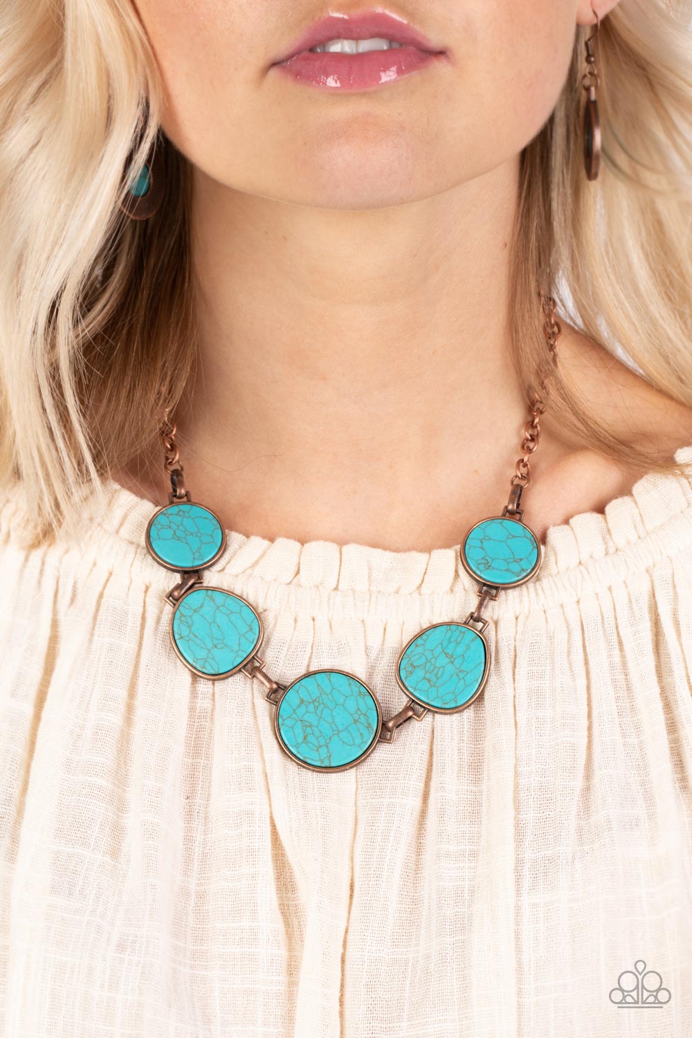 Paparazzi Necklaces - Santa Fe Flats - Copper