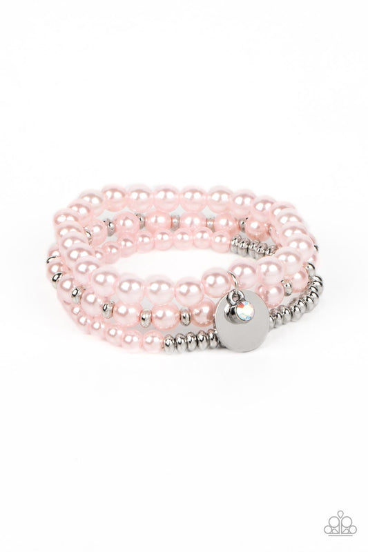 Paparazzi Bracelets - Pearly Professional - Pink