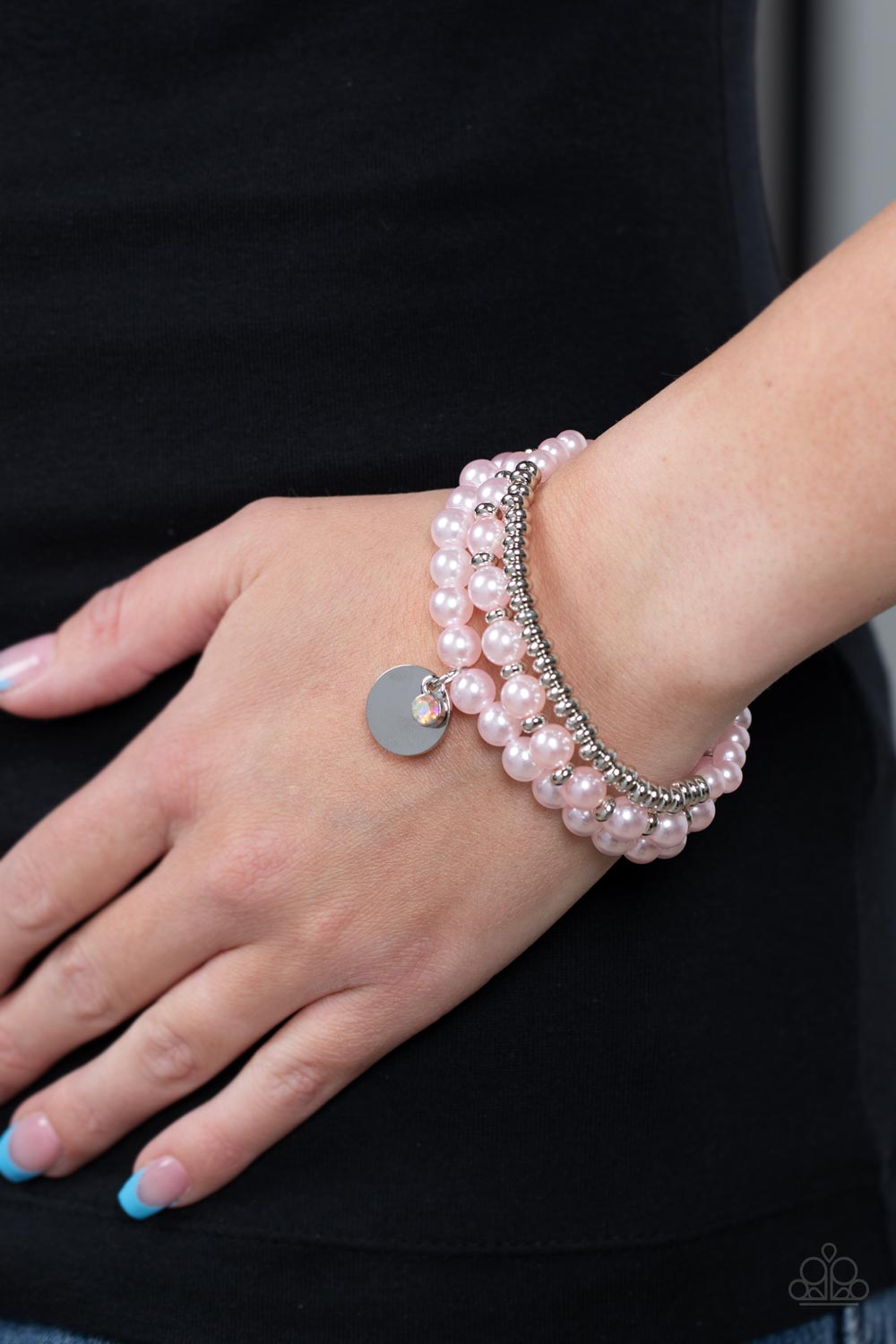 Paparazzi Bracelets - Pearly Professional - Pink