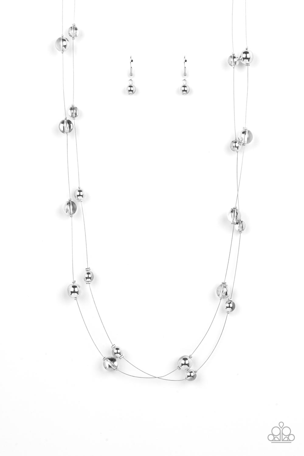 Paparazzi Necklaces - Interstellar Illusions - Silver