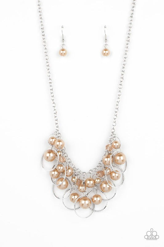 Paparazzi Necklaces - Ballroom Bliss - Brown