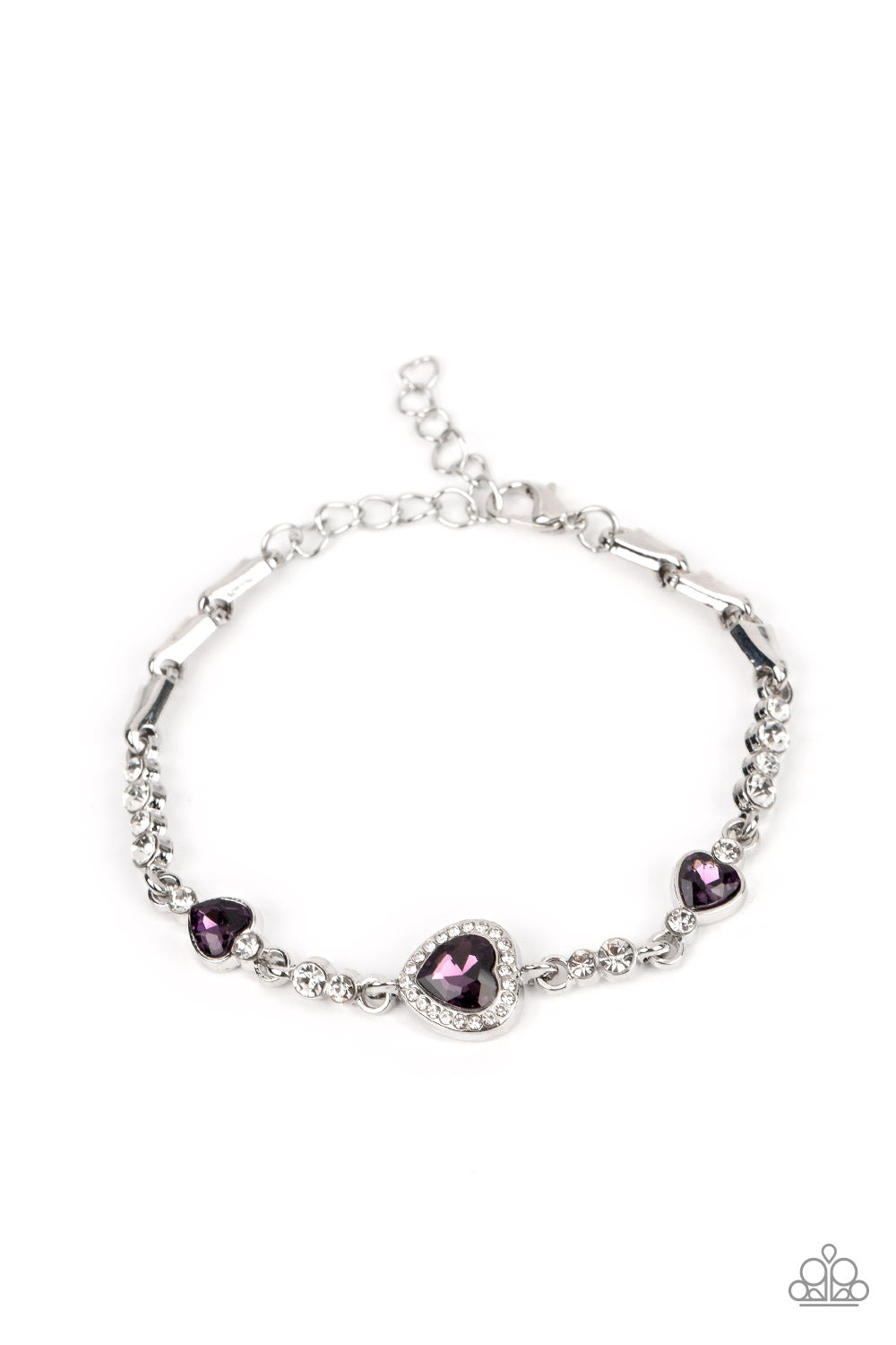 Paparazzi Bracelets - Amor Actually - Purple