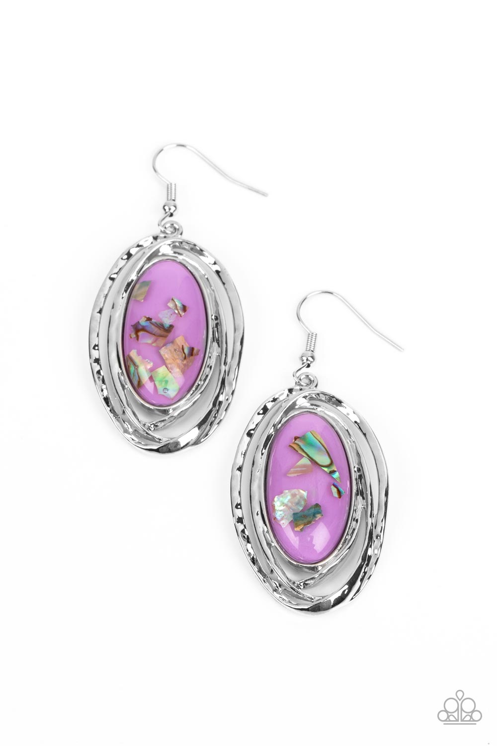 Paparazzi Earrings - Ocean Floor Oracle - Purple