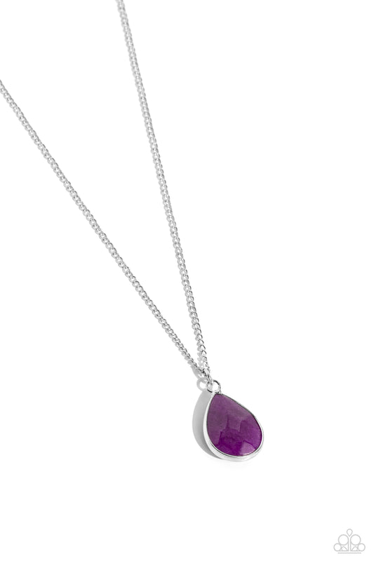 Paparazzi Necklaces - Sparkling Stones - Purple