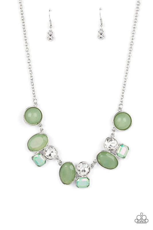 Paparazzi Necklaces - Fantasy World - Green