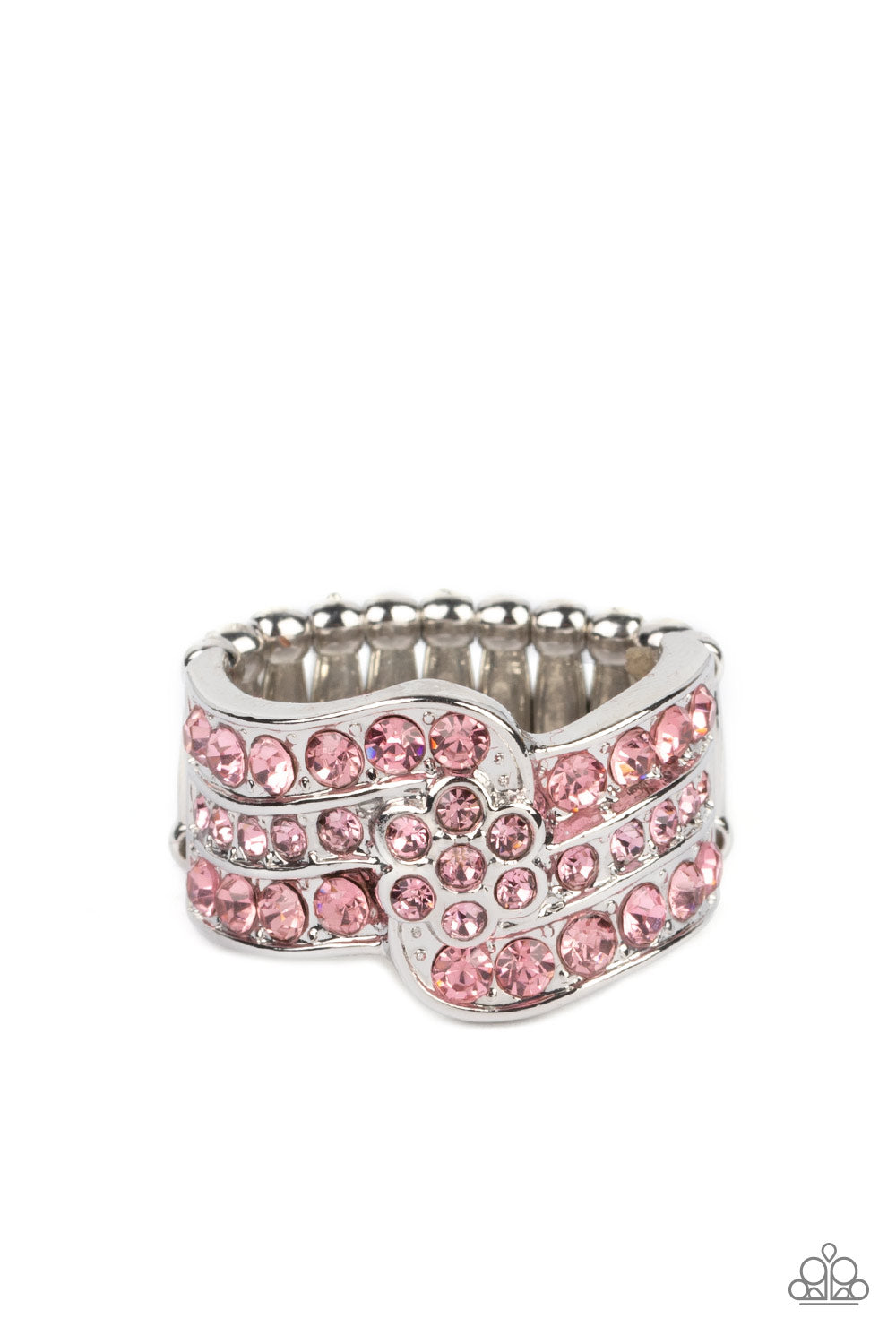 Paparazzi Rings - No Flowers Barred - Pink
