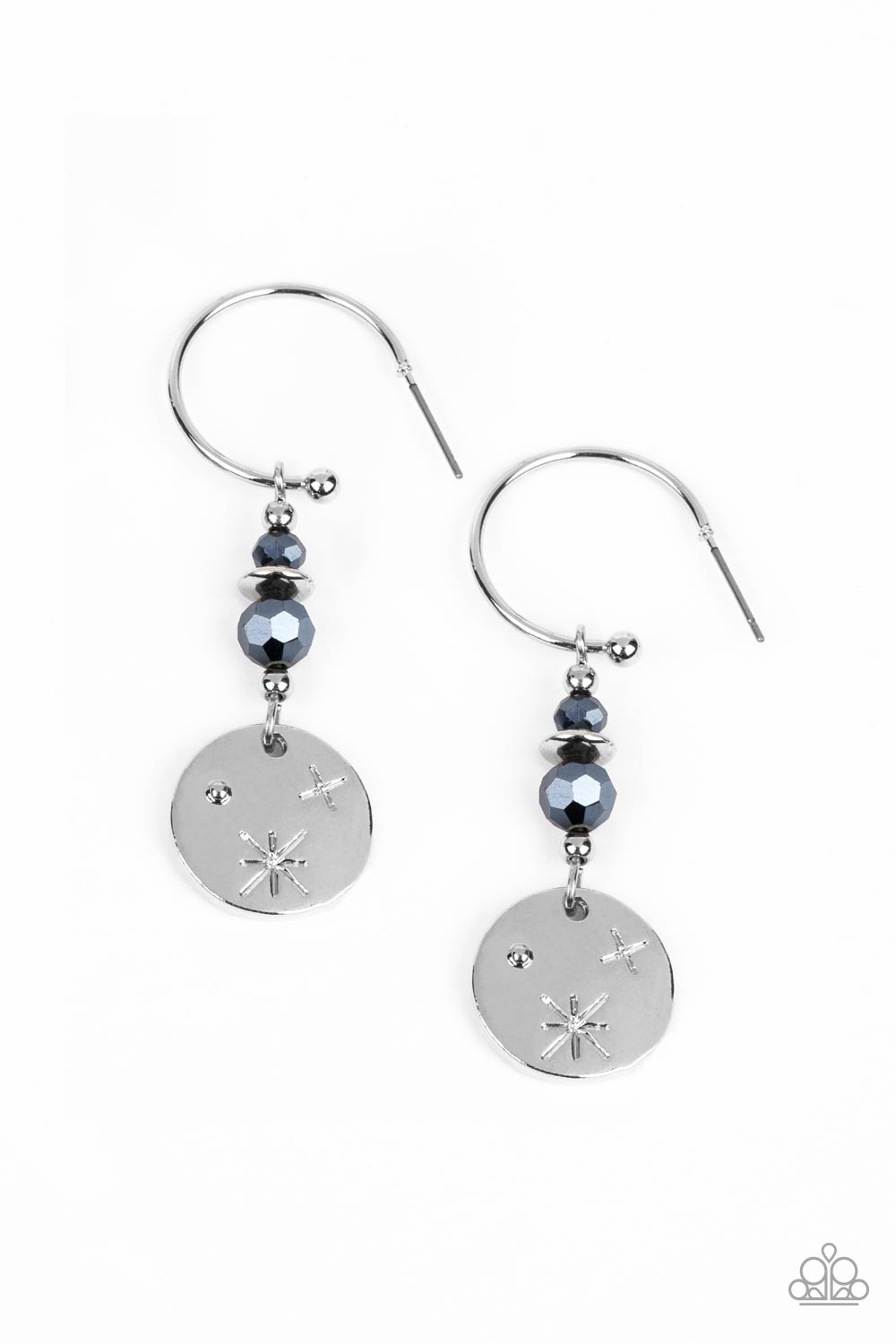 Paparazzi Earrings - Artificial Starlight - Blue