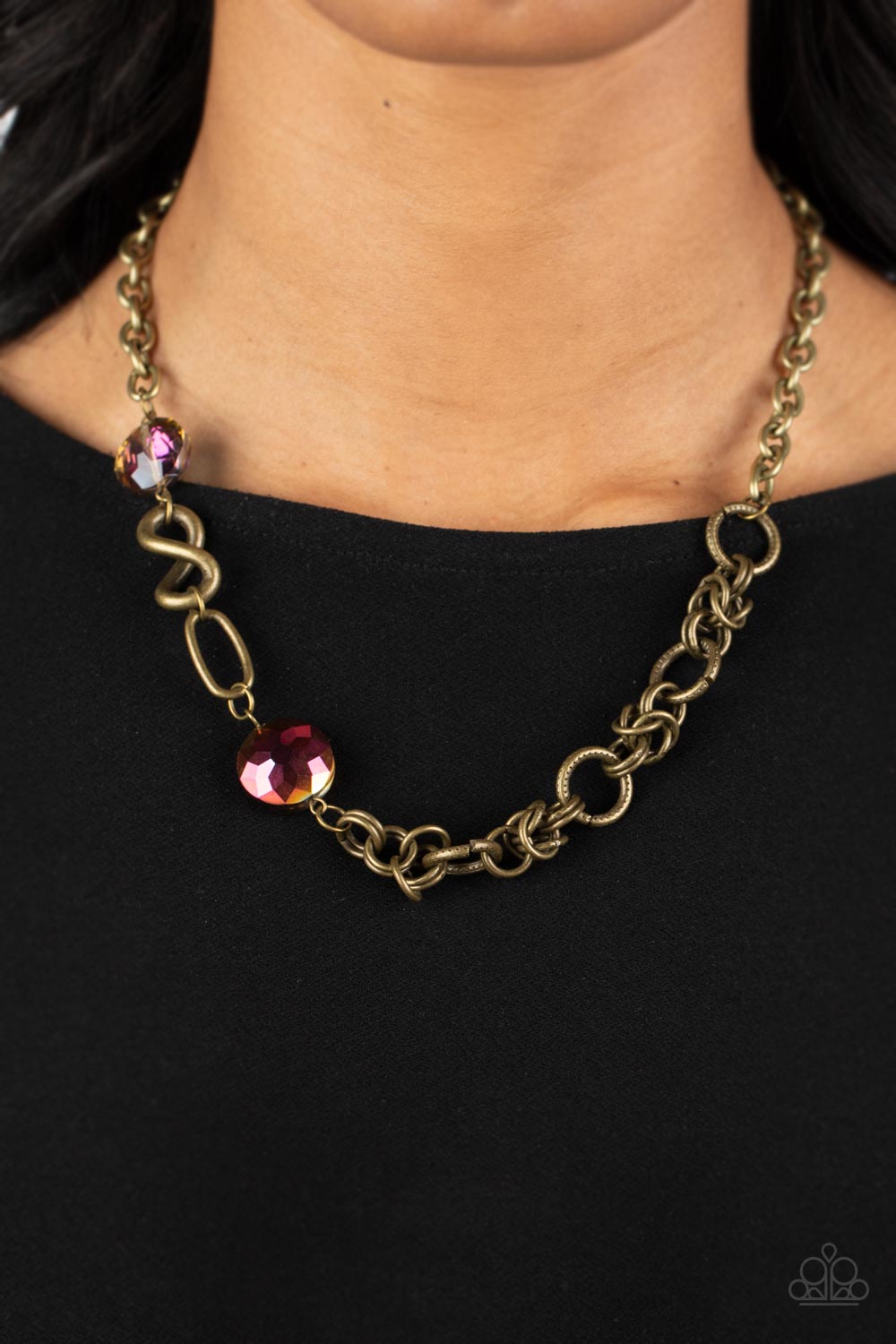 Paparazzi Necklaces - Celestially Celtic - Brass
