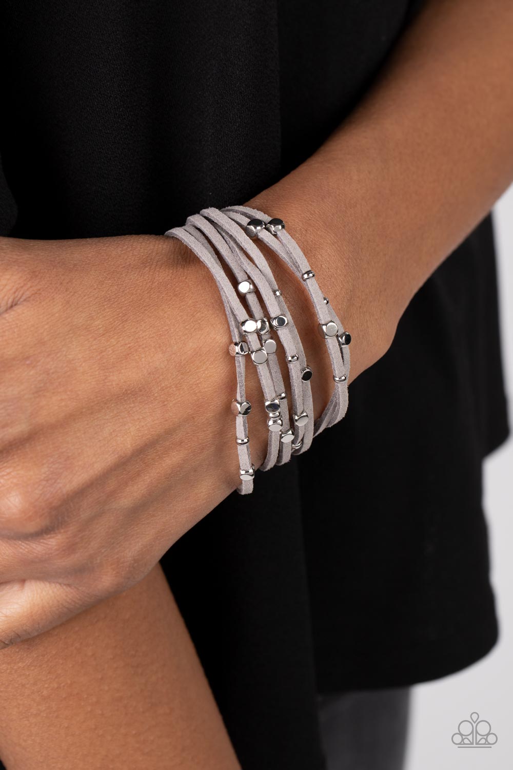 Paparazzi Bracelets - Clustered Constellations - Silver