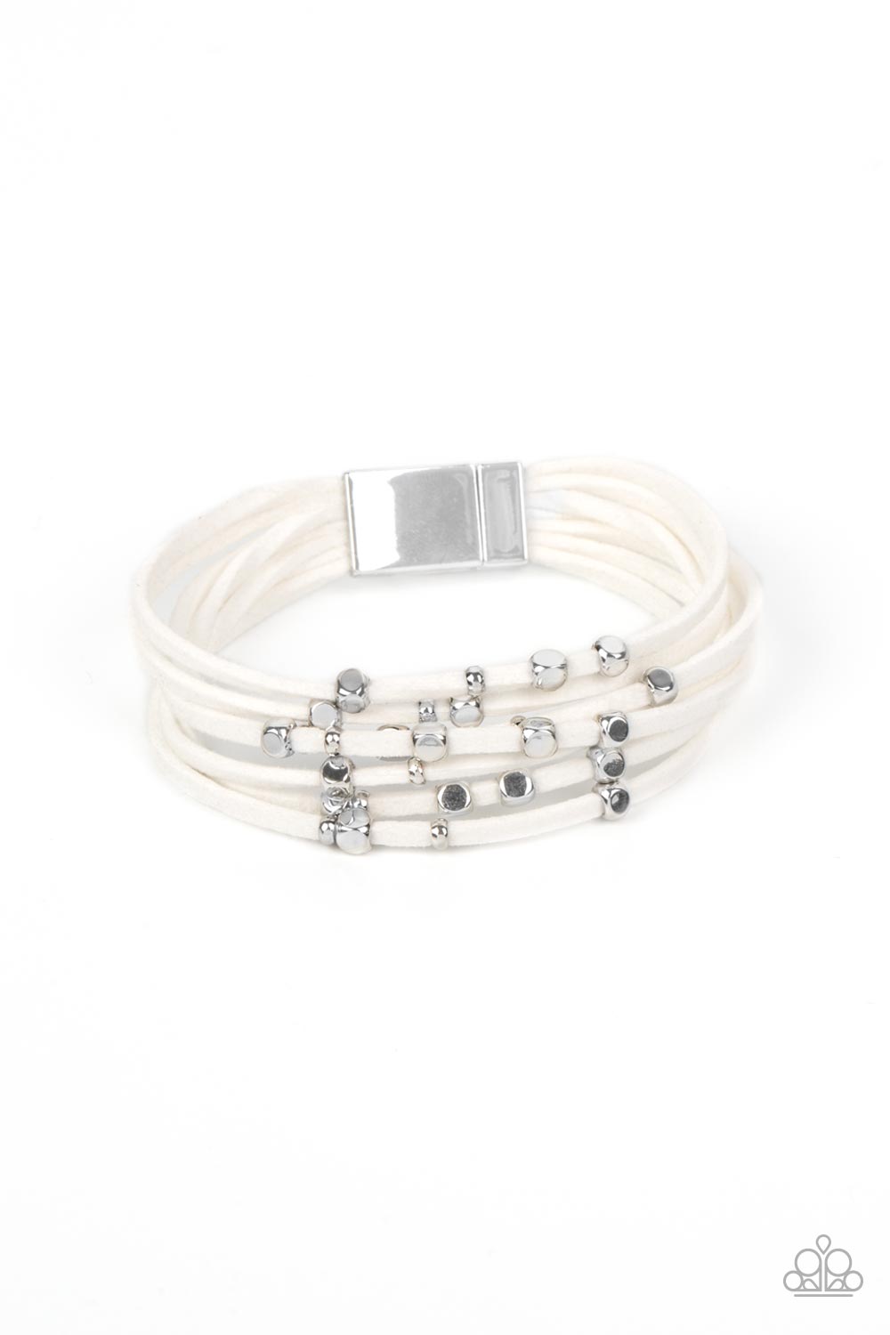 Paparazzi Bracelets - Clustered Constellations - White