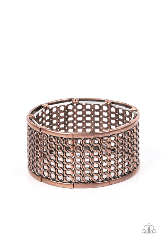 Paparazzi Bracelets - Camelot Couture - Copper