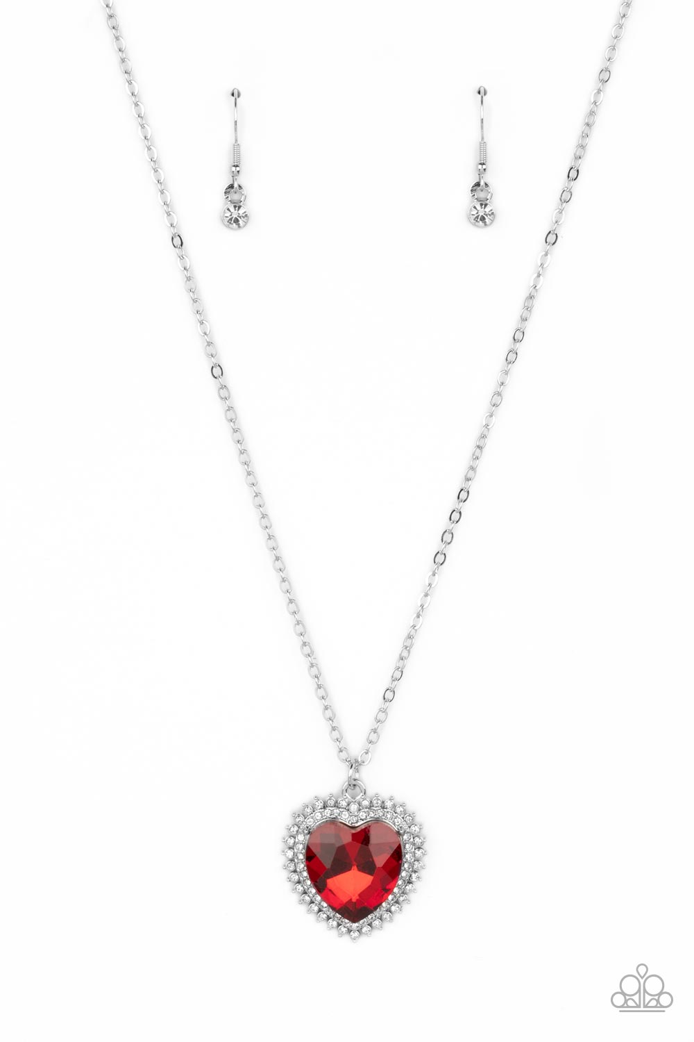 Paparazzi Necklaces - Sweethearts Stroll - Red