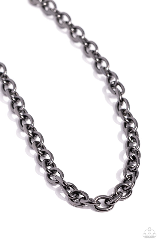 Paparazzi Necklaces - Things Have CHAIN-ged - Black