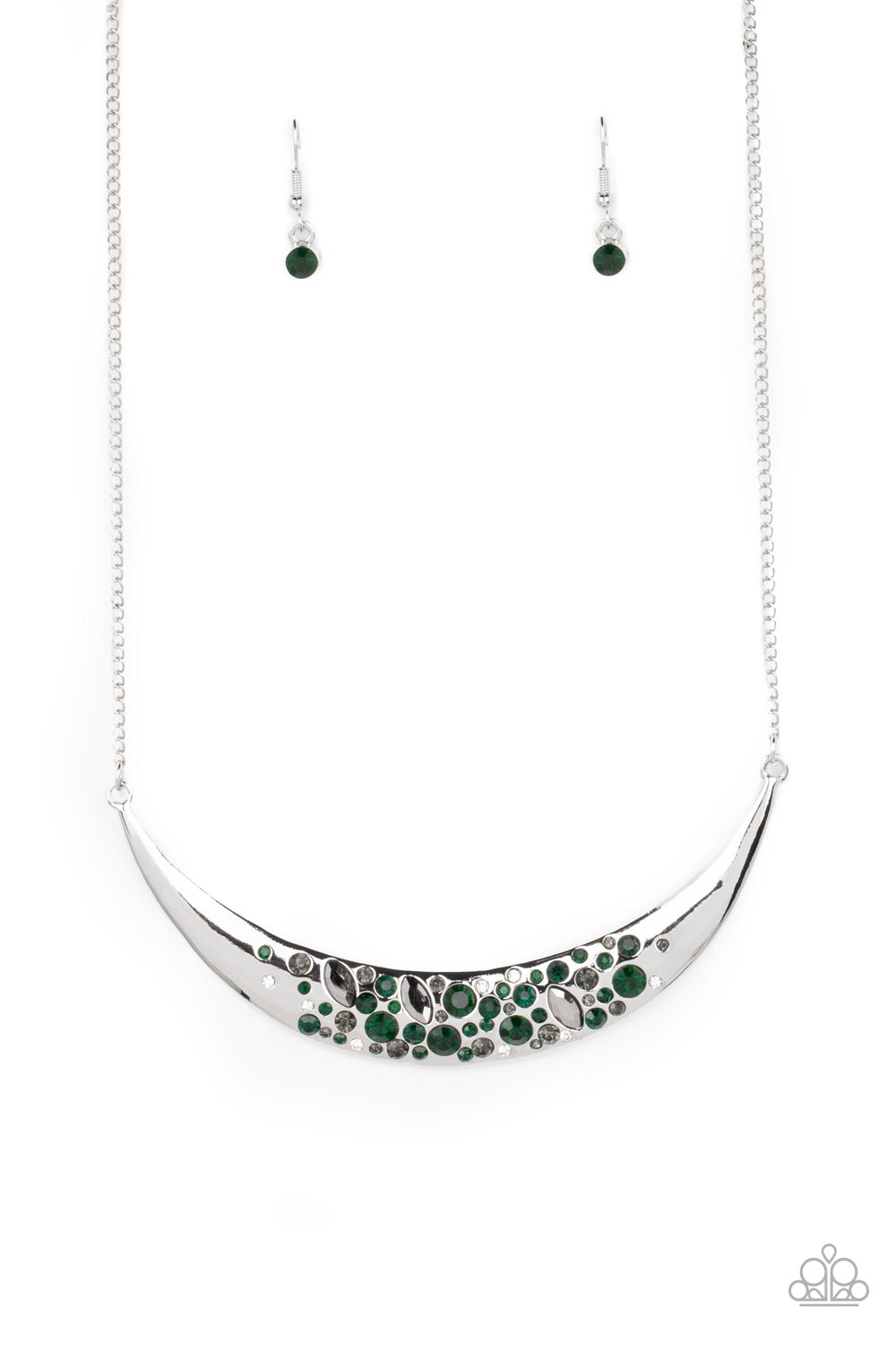 Paparazzi Necklaces - Bejeweled Baroness - Green