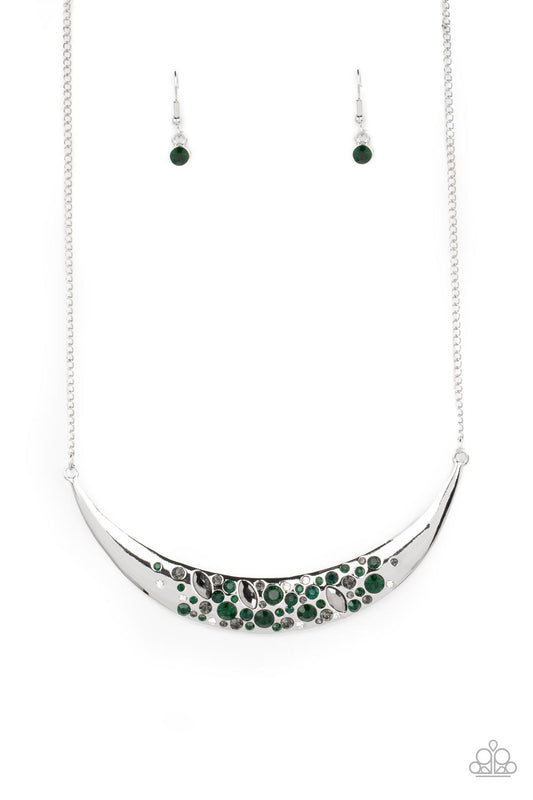 Paparazzi Necklaces - Bejeweled Baroness - Green