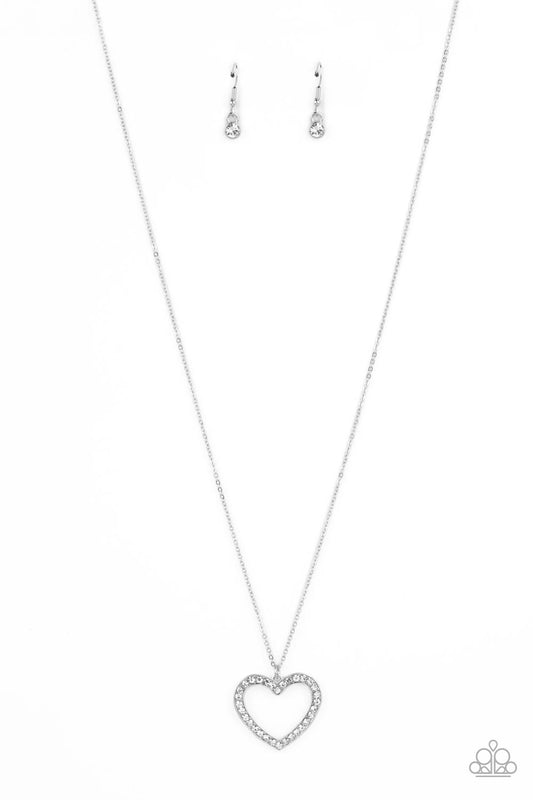 Paparazzi Necklaces - Dainty Darling - White