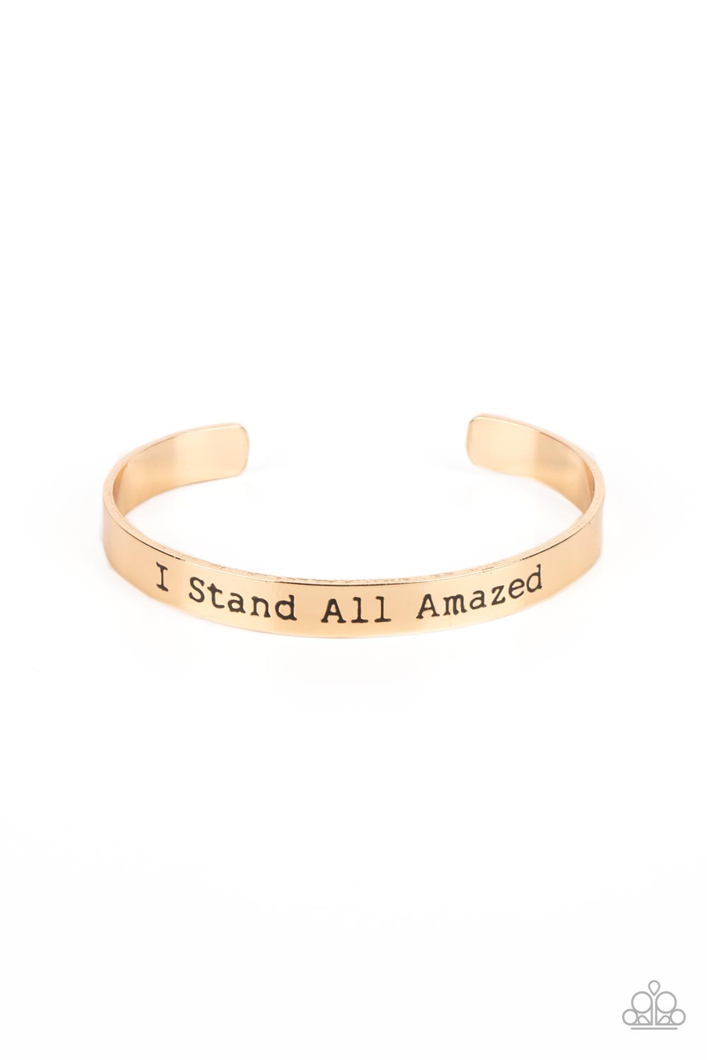 Paparazzi Bracelets - I Stand All Amazed - Gold