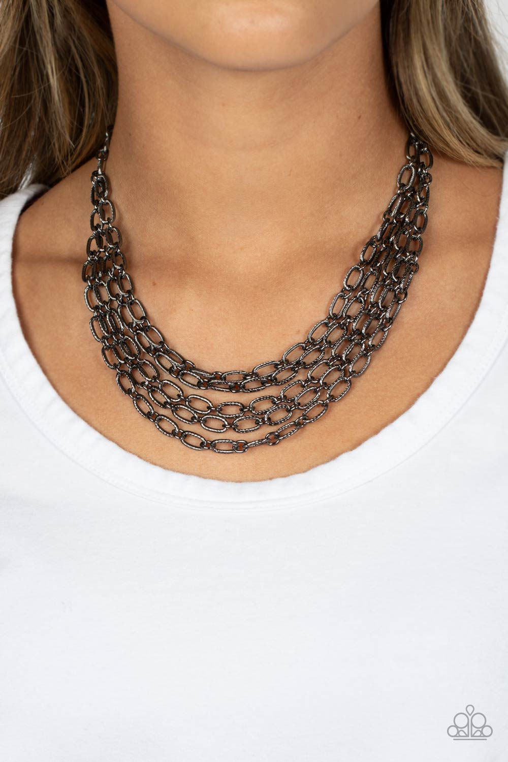 Paparazzi Necklaces - House of CHAIN - Black