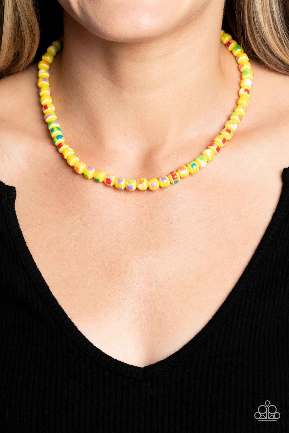 Paparazzi Necklace - Gobstopper Glamour - Yellow