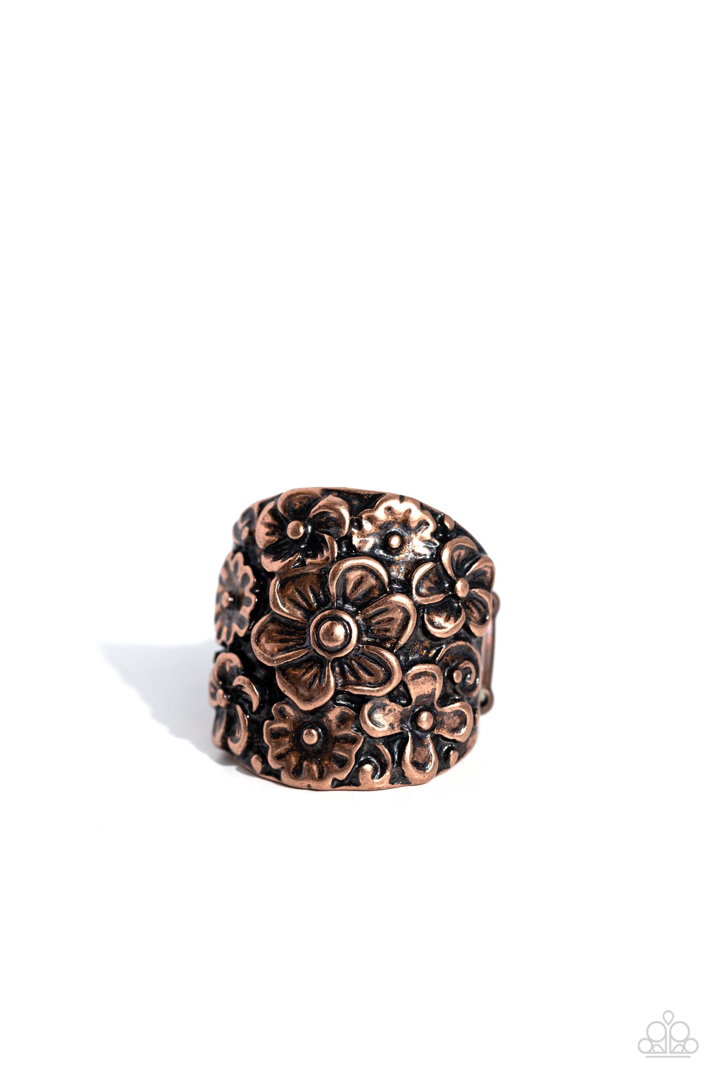Paparazzi Rings - Burnished Bouquet - Copper