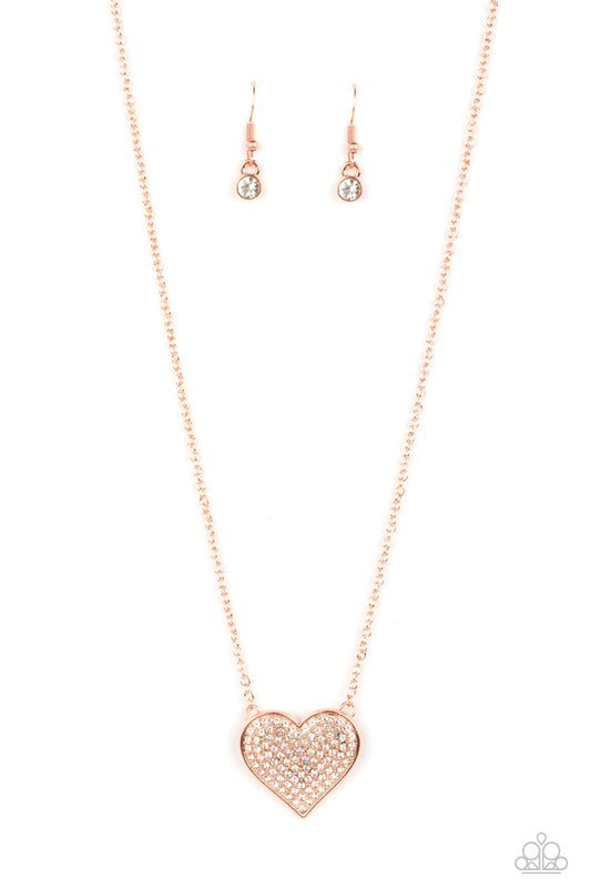 Paparazzi Necklaces - Spellbinding Sweetheart - Copper