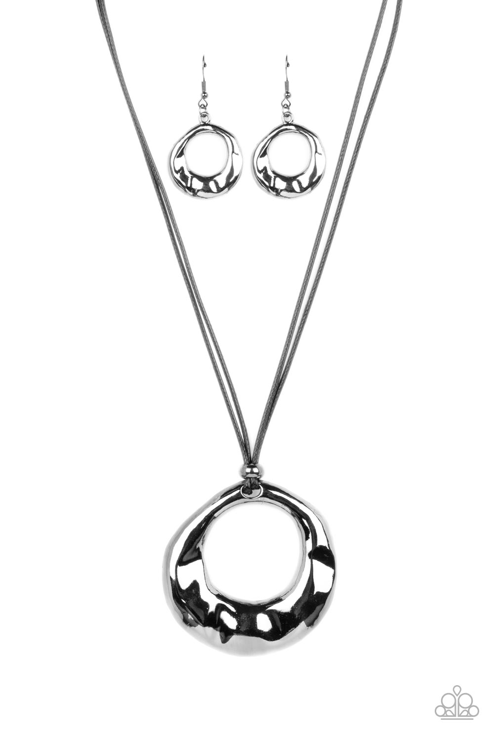 Paparazzi Necklaces - Tectonic Treasure - Black
