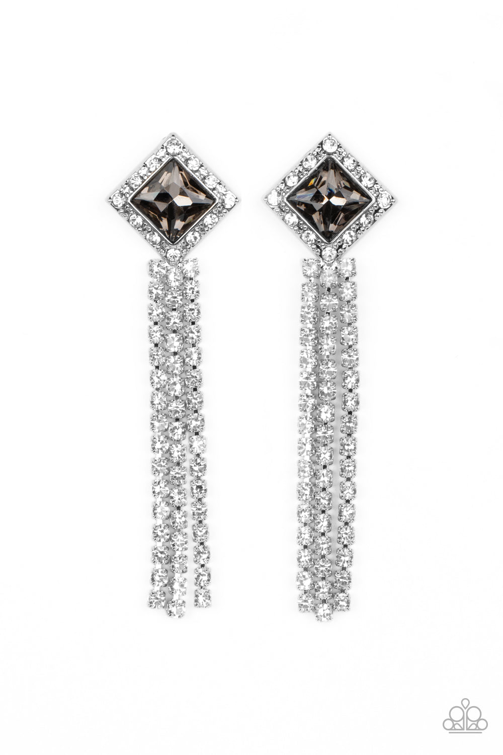 Paparazzi Earrings - Seasonal Sparkle - Silver