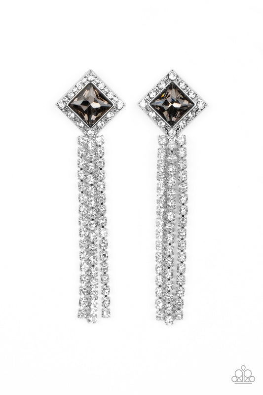 Paparazzi Earrings - Seasonal Sparkle - Silver