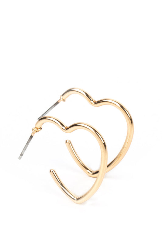 Paparazzi Earrings - Burnished Beau - Gold