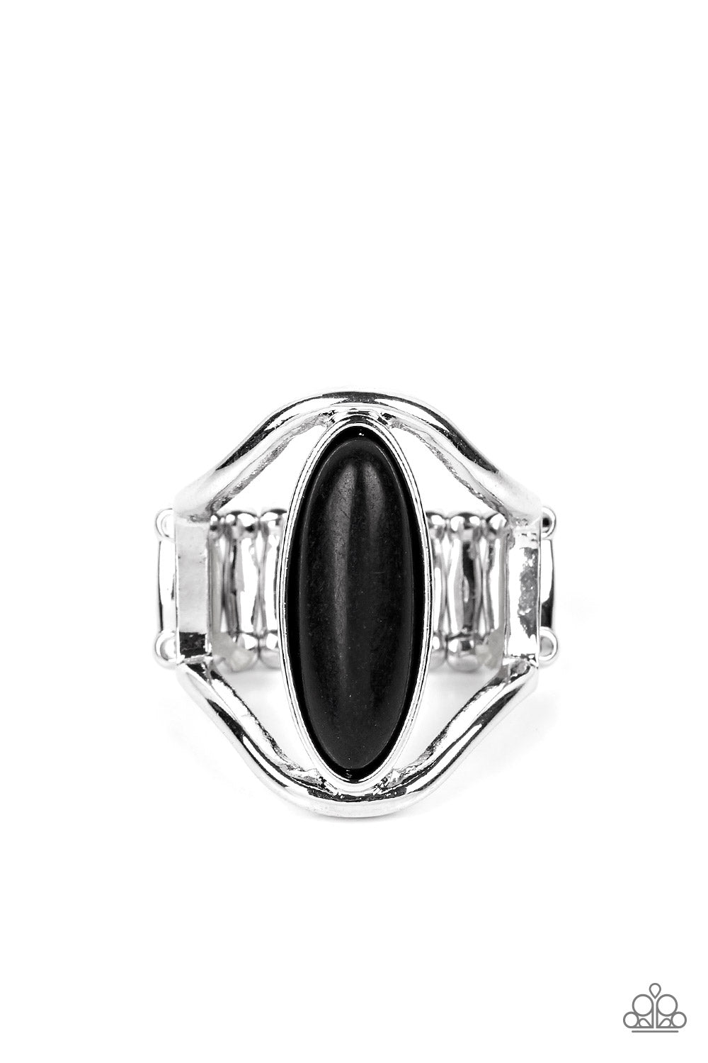 Paparazzi Rings - Spartan Stone - Black