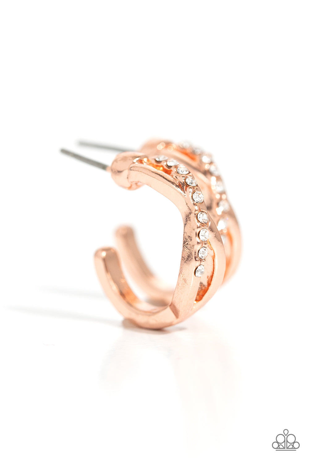 Paparazzi Earrings - Horoscopic Helixes - Copper