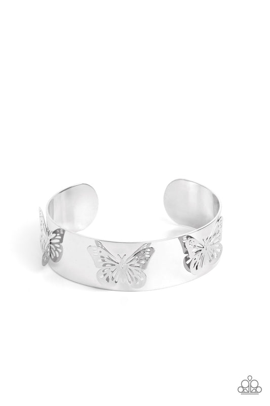Paparazzi Bracelets - Magical Mariposas - Silver