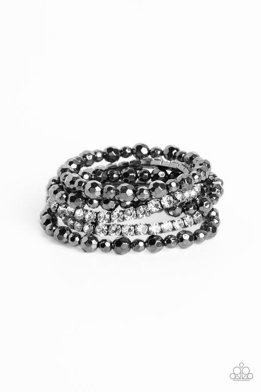 Paparazzi Bracelets - Top Notch Twinkle - Black