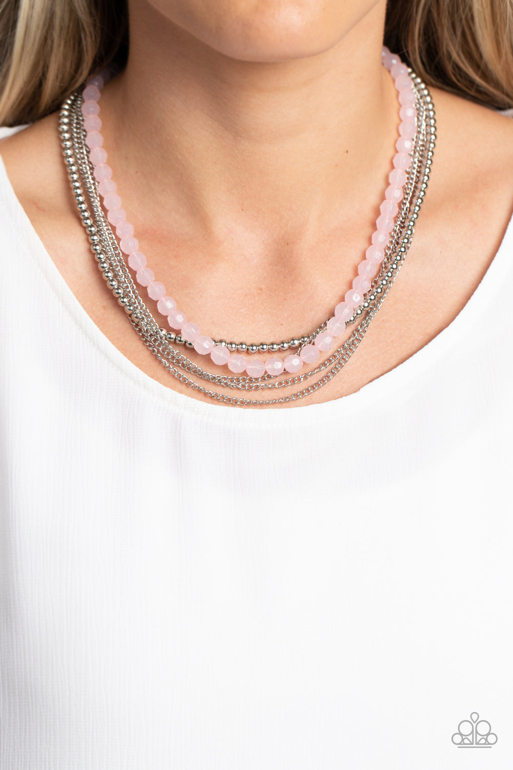 Paparazzi Necklaces - Boardwalk Babe - Pink