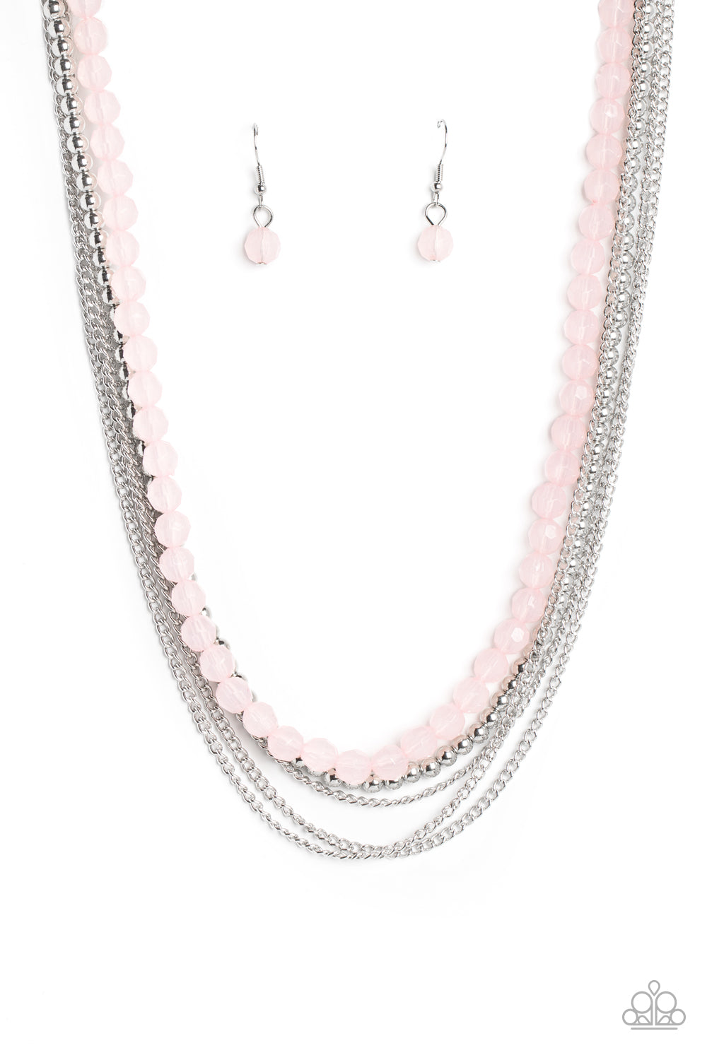 Paparazzi Necklaces - Boardwalk Babe - Pink