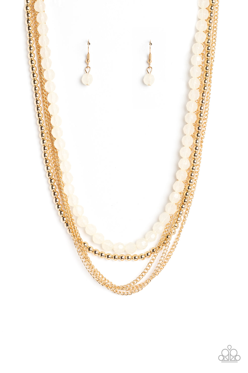 Paparazzi Necklaces - Boardwalk Babe - Gold