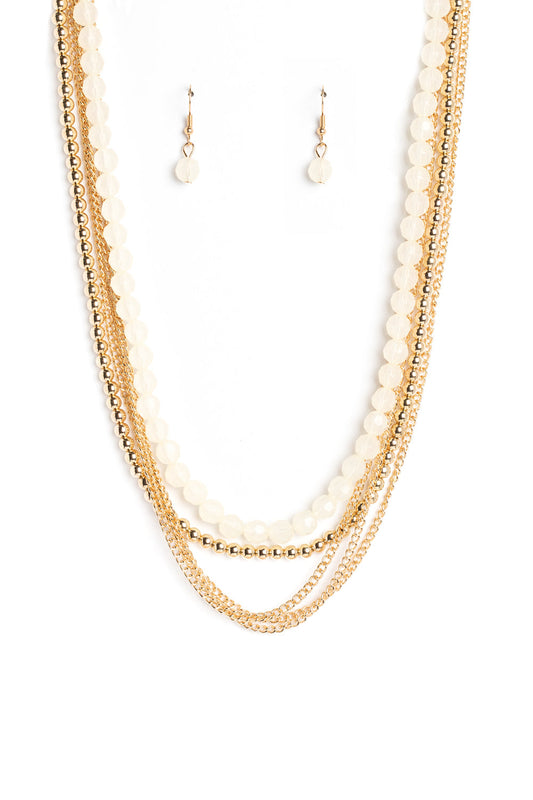 Paparazzi Necklaces - Boardwalk Babe - Gold