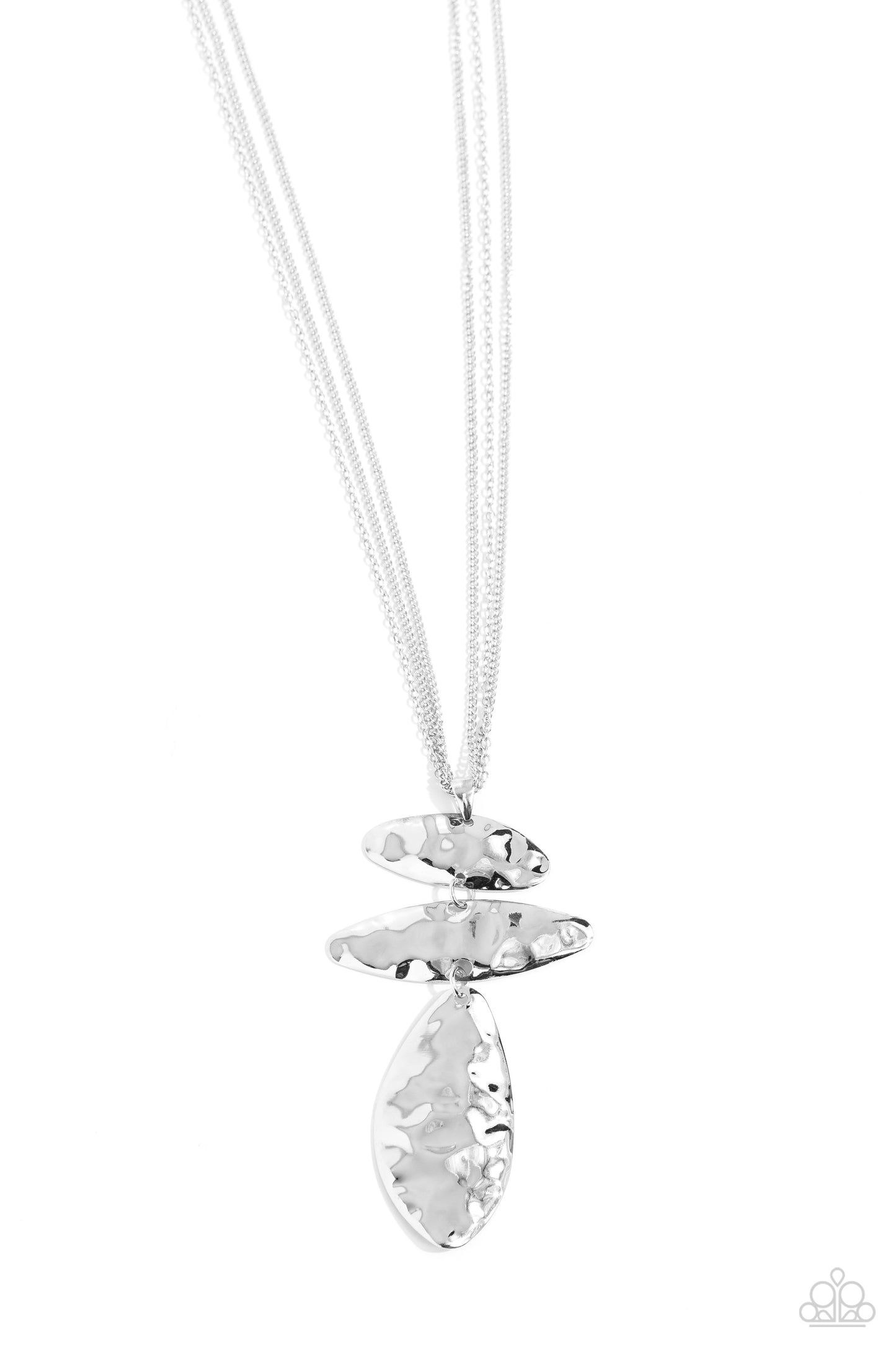 Paparazzi Necklaces - Monochromatic Model - Silver