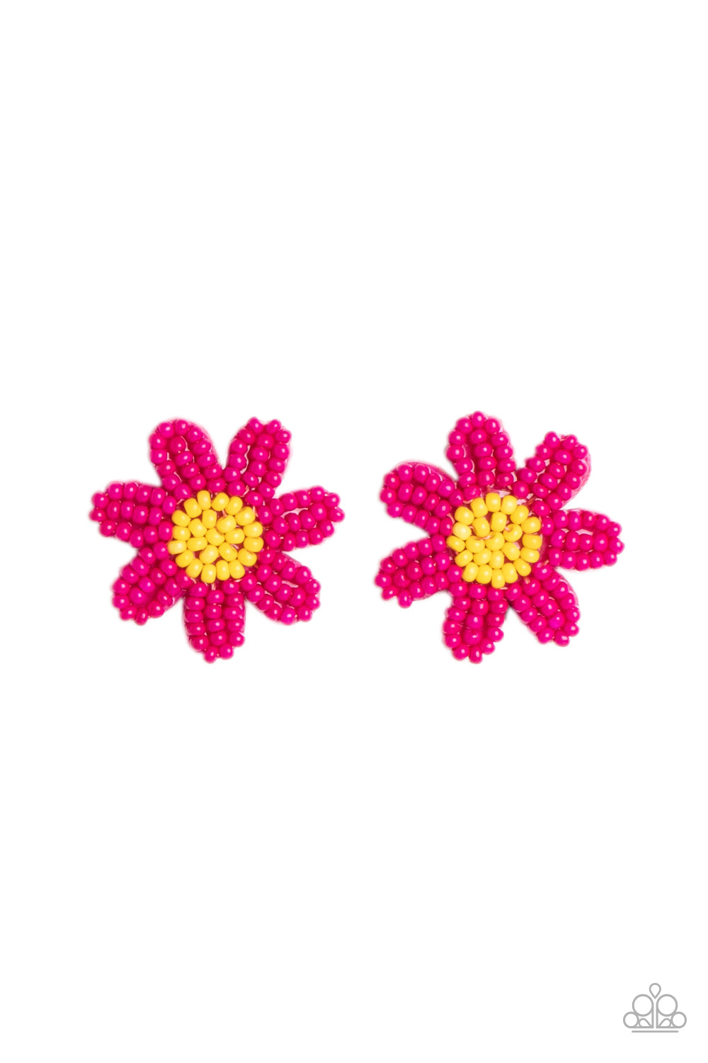 Paparazzi  Earrings - Sensational Seeds - Pink