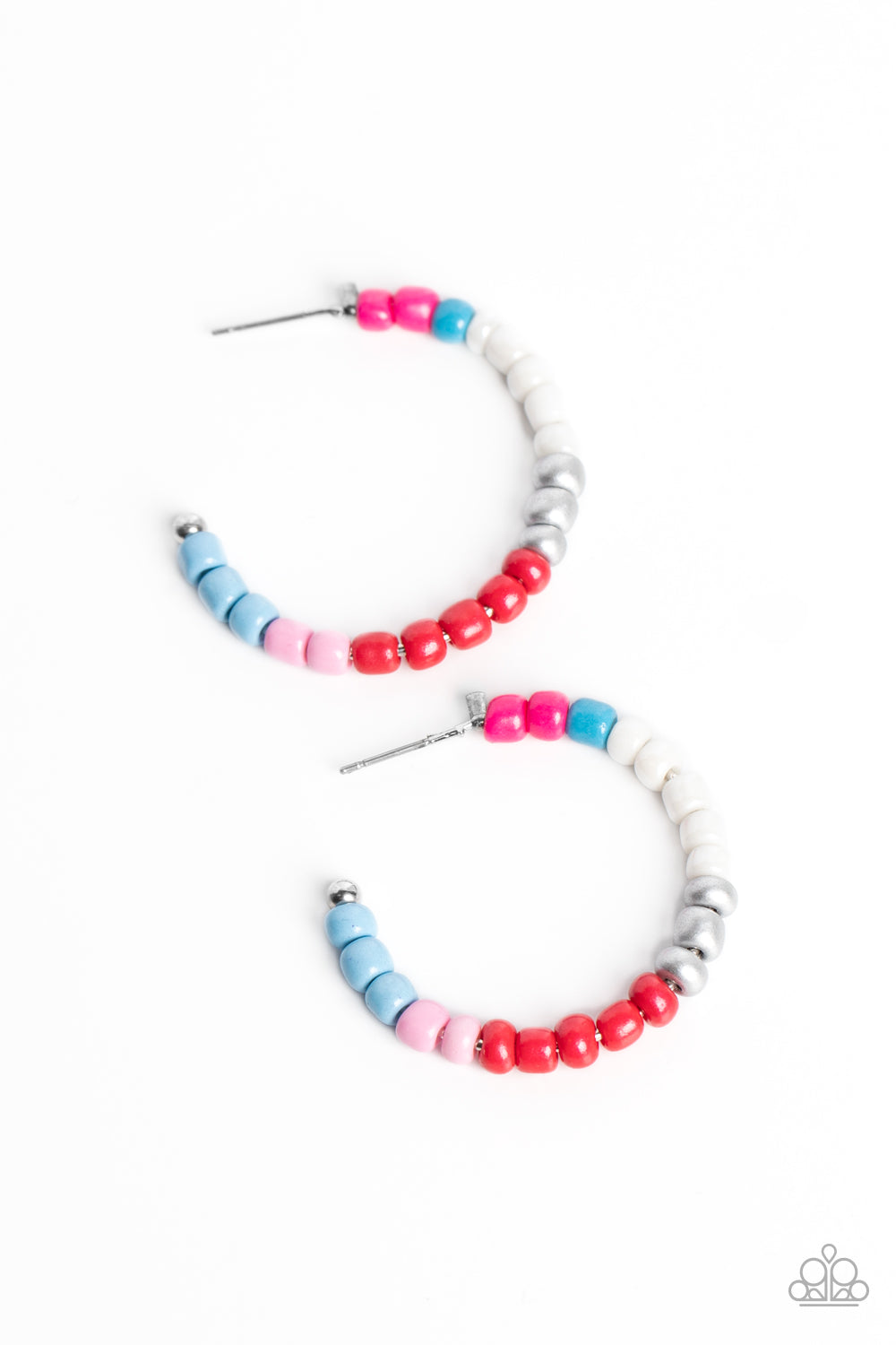 Paparazzi Earrings - Multicolored Mambo - Pink Multi