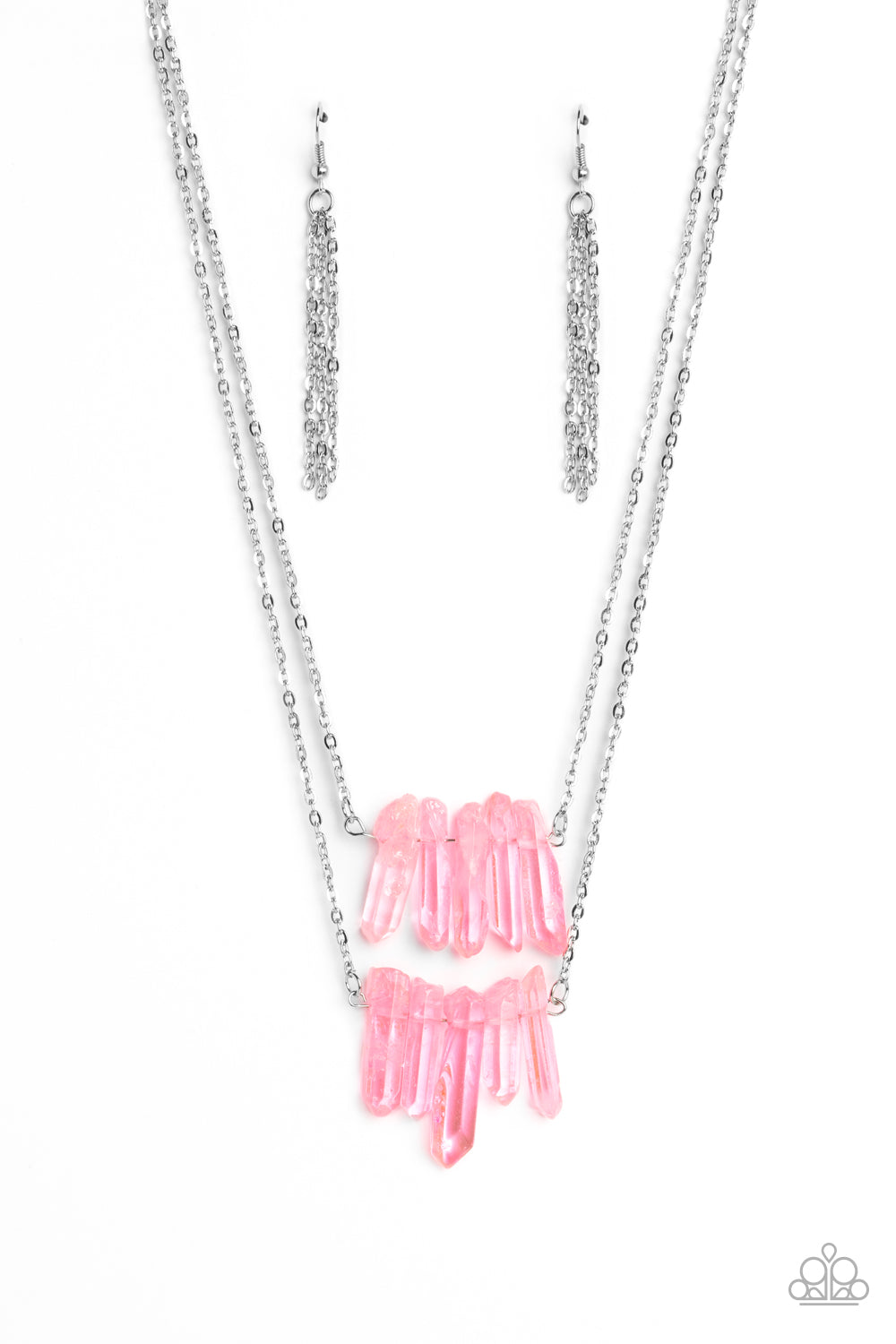 Paparazzi Necklaces - Crystal Catwalk - Pink