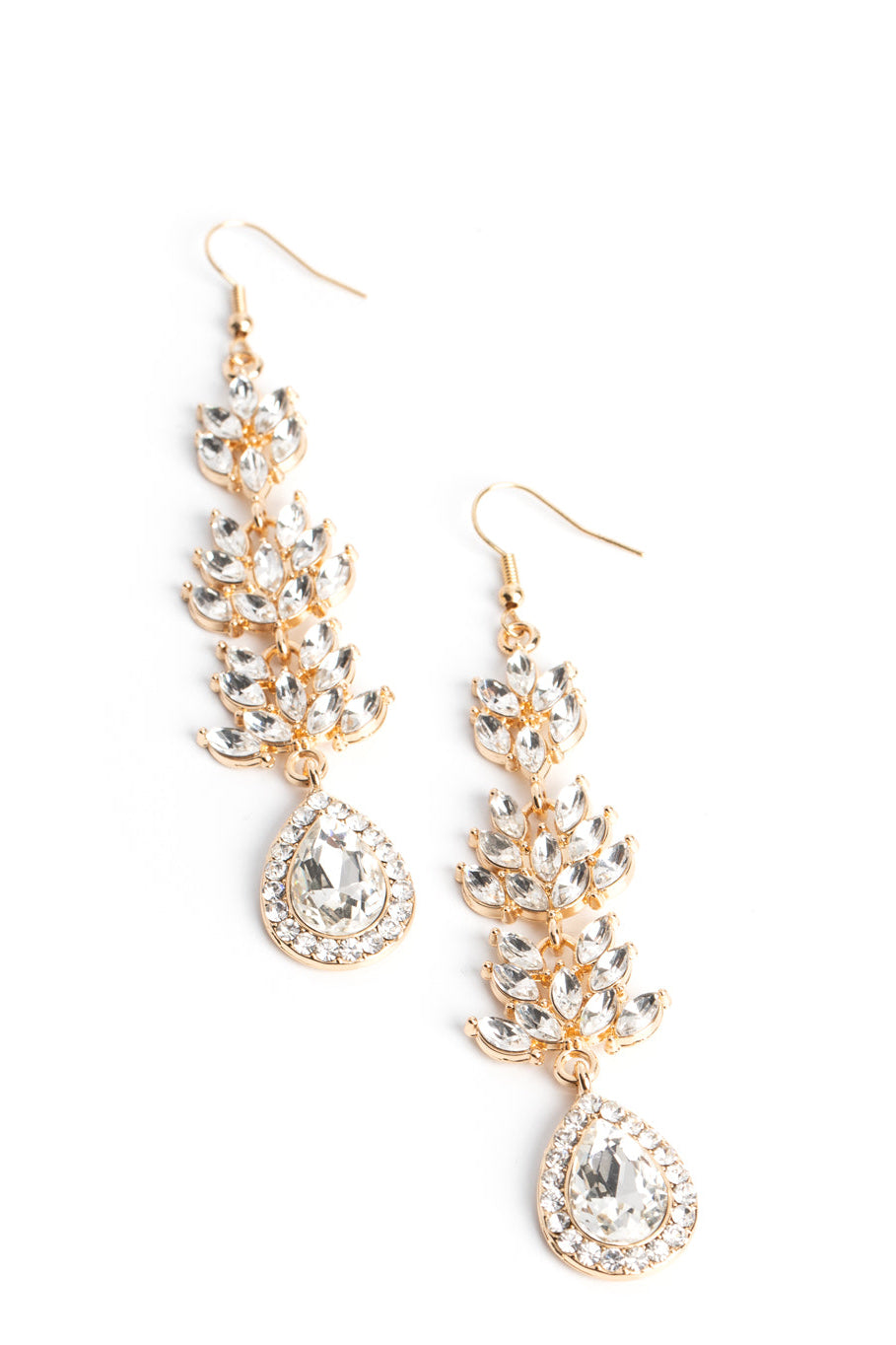 Paparazzi Earrings - Water Lily Whimsy - Gold