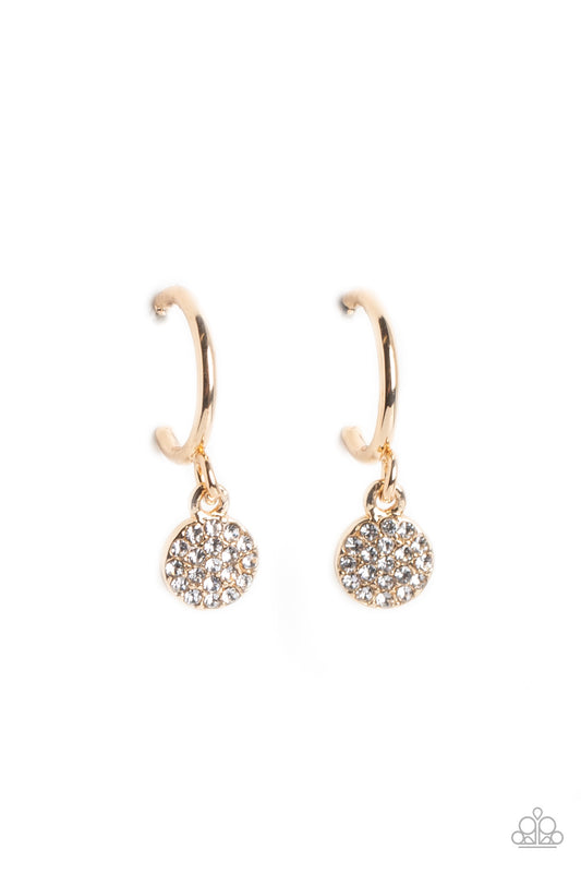 Paparazzi Earrings - Bodacious Ballroom - Gold