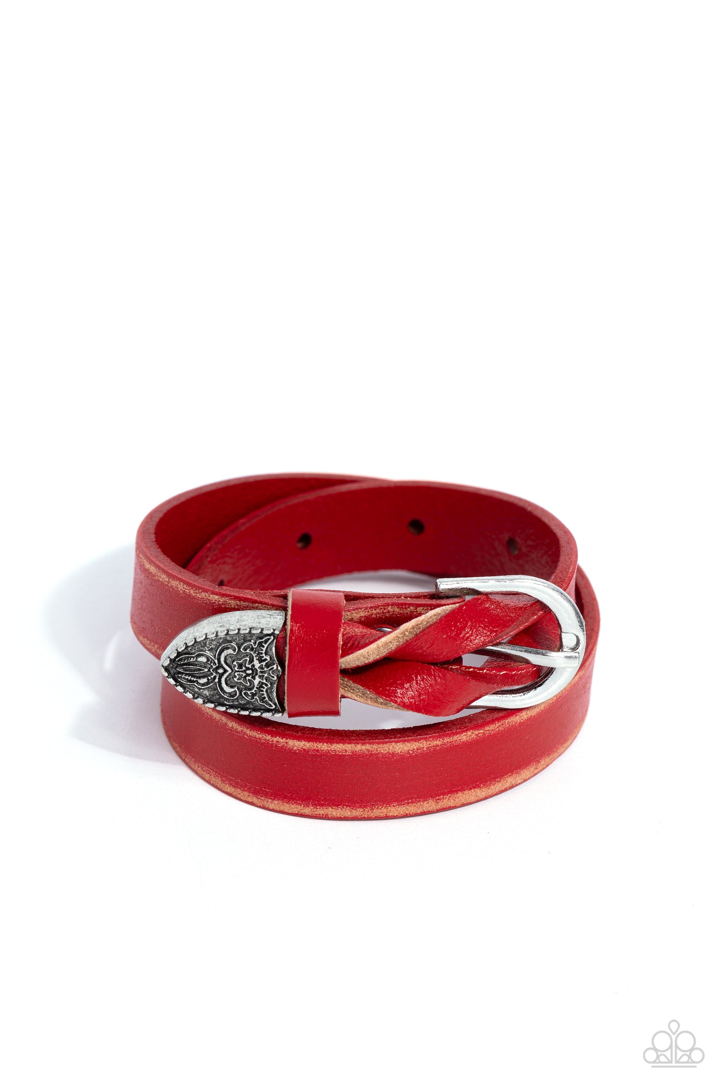 Paparazzi Bracelets - Coat of Arms Couture - Red