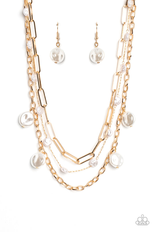 Paparazzi Necklaces - Blissful Ballad - Gold